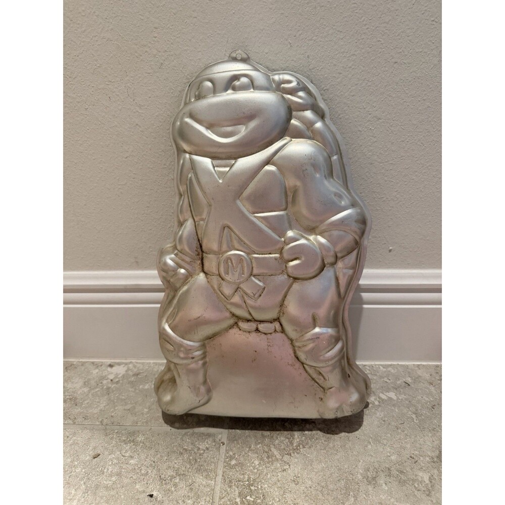 Vintage Teenage Mutant Ninja Turtles 1989 Wilton Cake Pan Mold Michelangelo